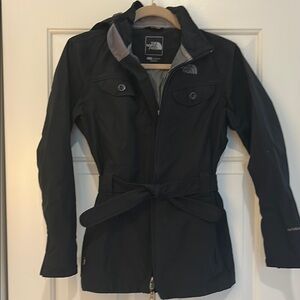 Women's North Face Raincoat with Detachable Hood